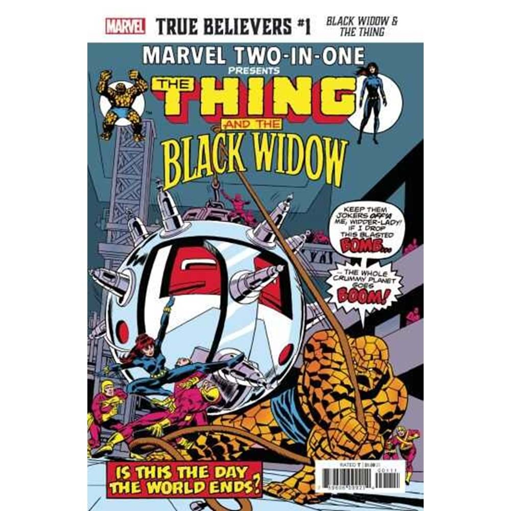 TRUE BELIEVERS BLACK WIDOW & THE THING # 1