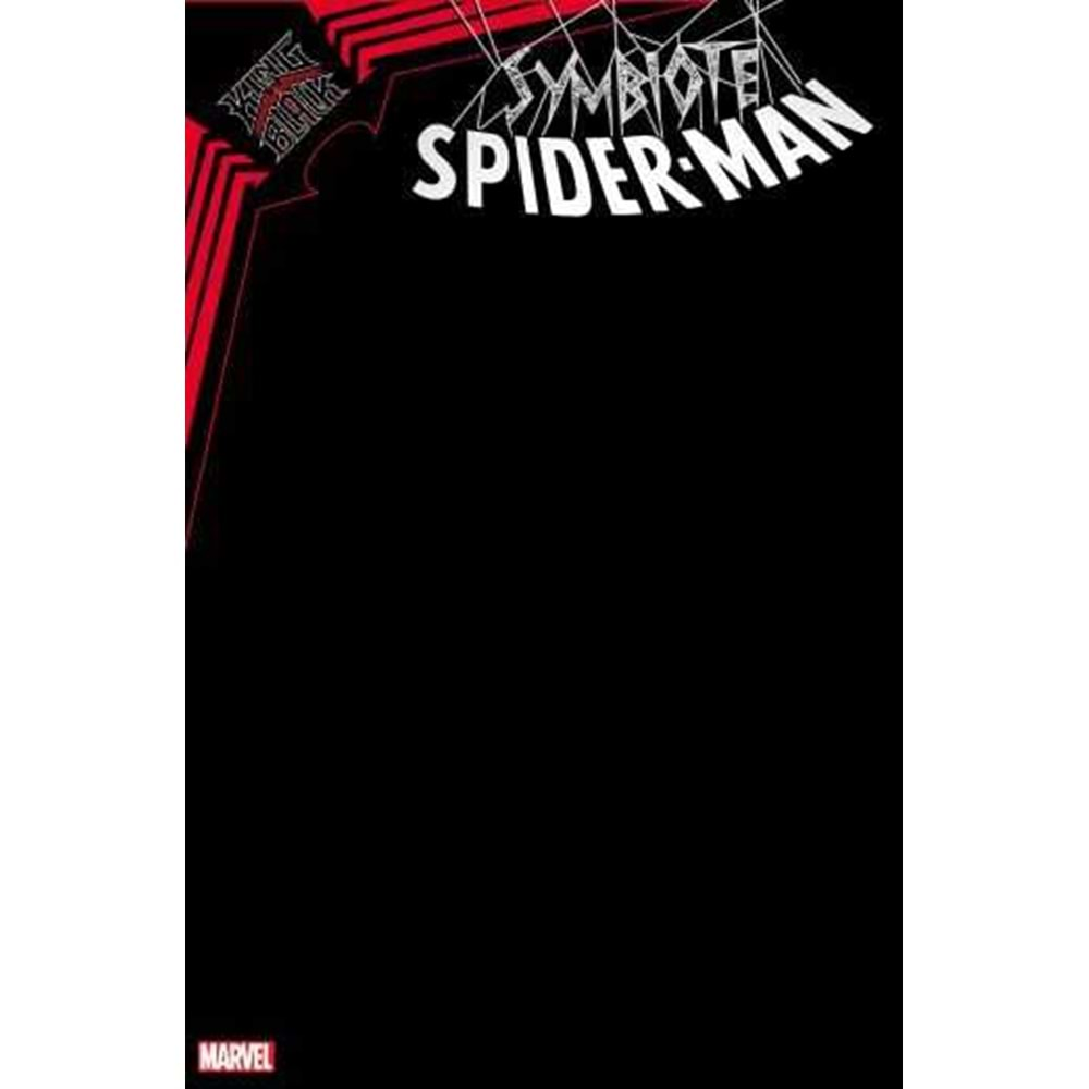 SYMBIOTE SPIDER-MAN KING IN BLACK # 1 BLACK BLANK VARIANT