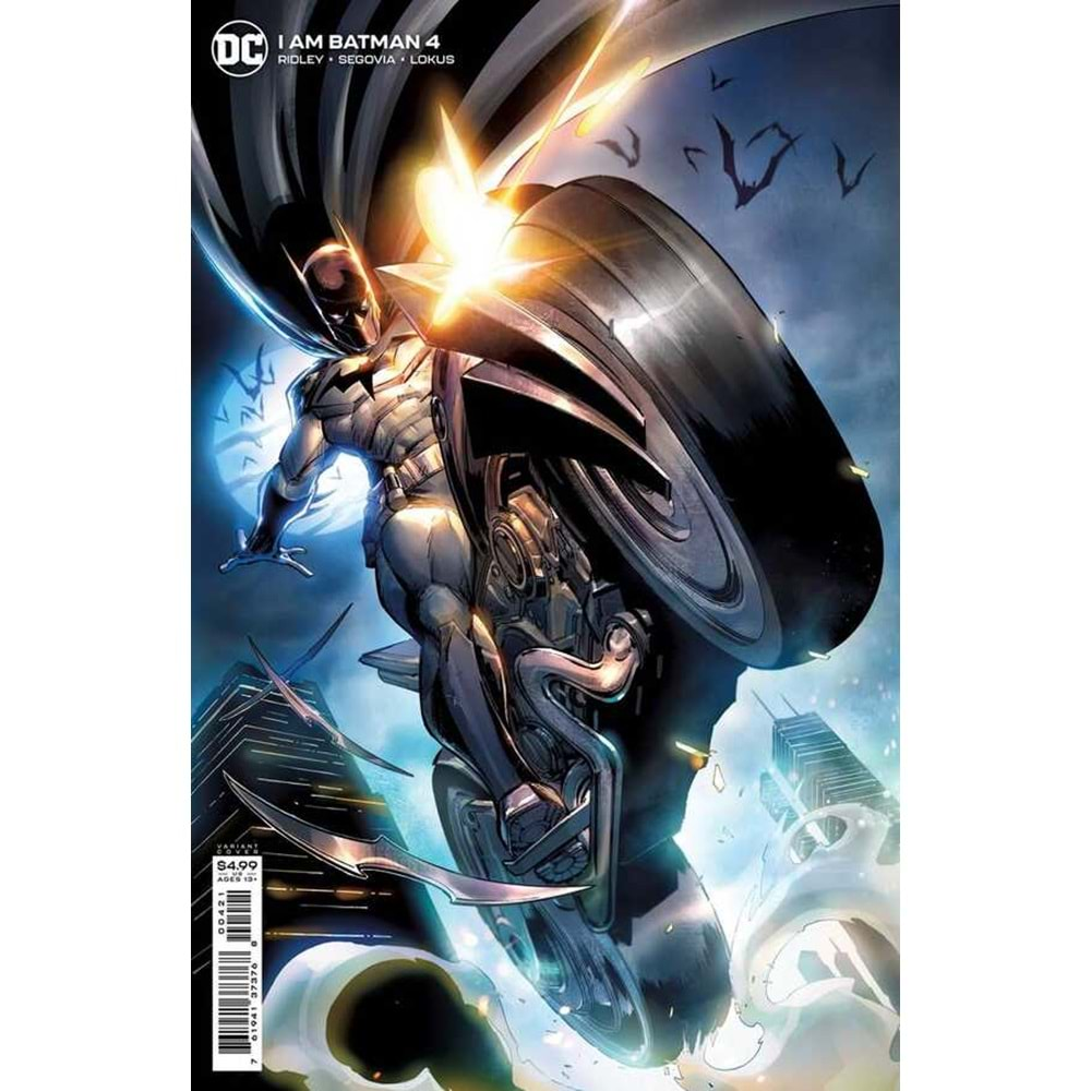 I AM BATMAN # 4 COVER B RAFAEL SARMENTO CARD STOCK VARIANT