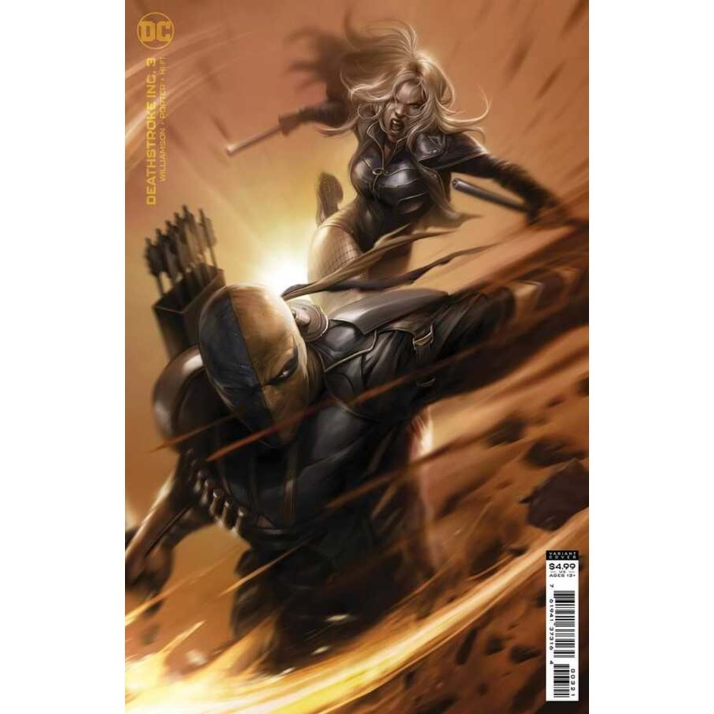 DEATHSTROKE INC # 3 COVER B MATTINA CARD STOCK VARIANT