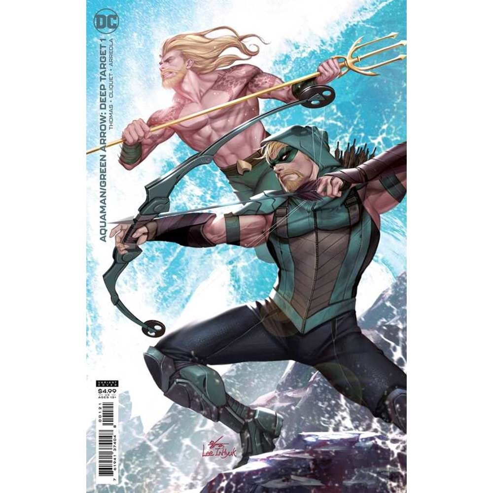 AQUAMAN GREEN ARROW DEEP TARGET # 1 (OF 7) CVR B LEE CARD STOK VARIANT