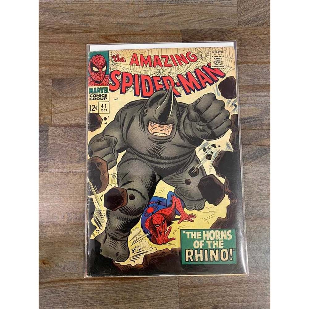 AMAZING SPIDER-MAN # 41 ( 1ST APPEARANCE OF RHINO)