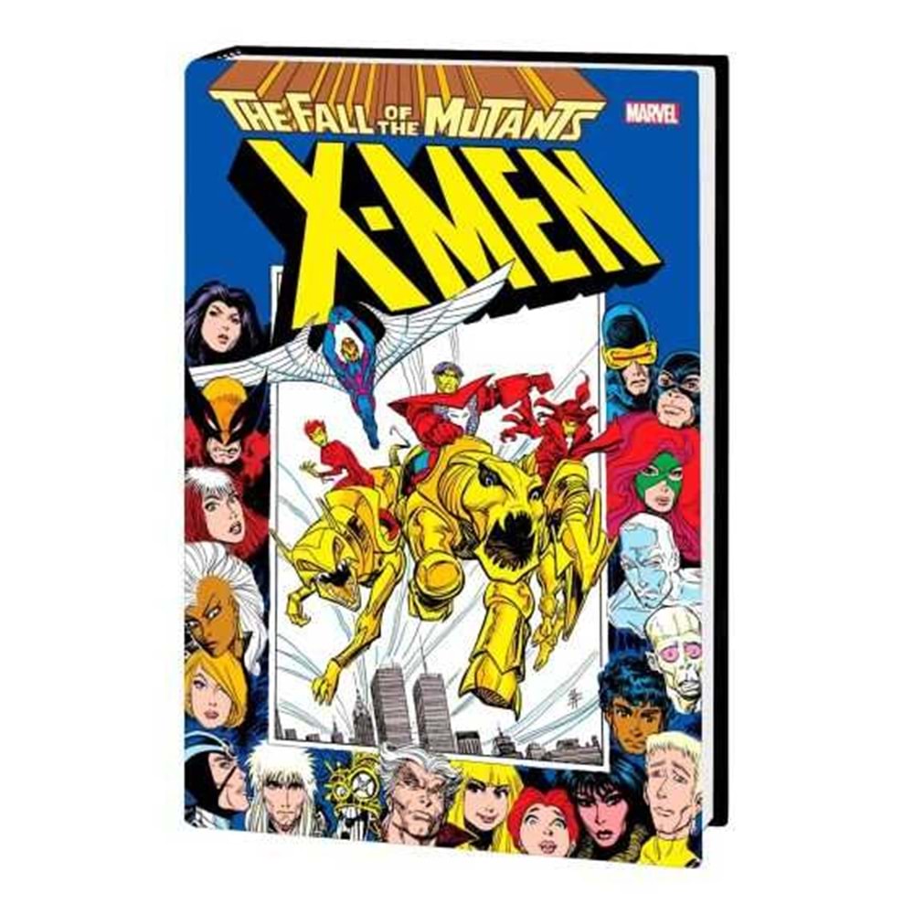 X-MEN FALL OF THE MUTANTS OMNIBUS HC BLEVINS DM COVER