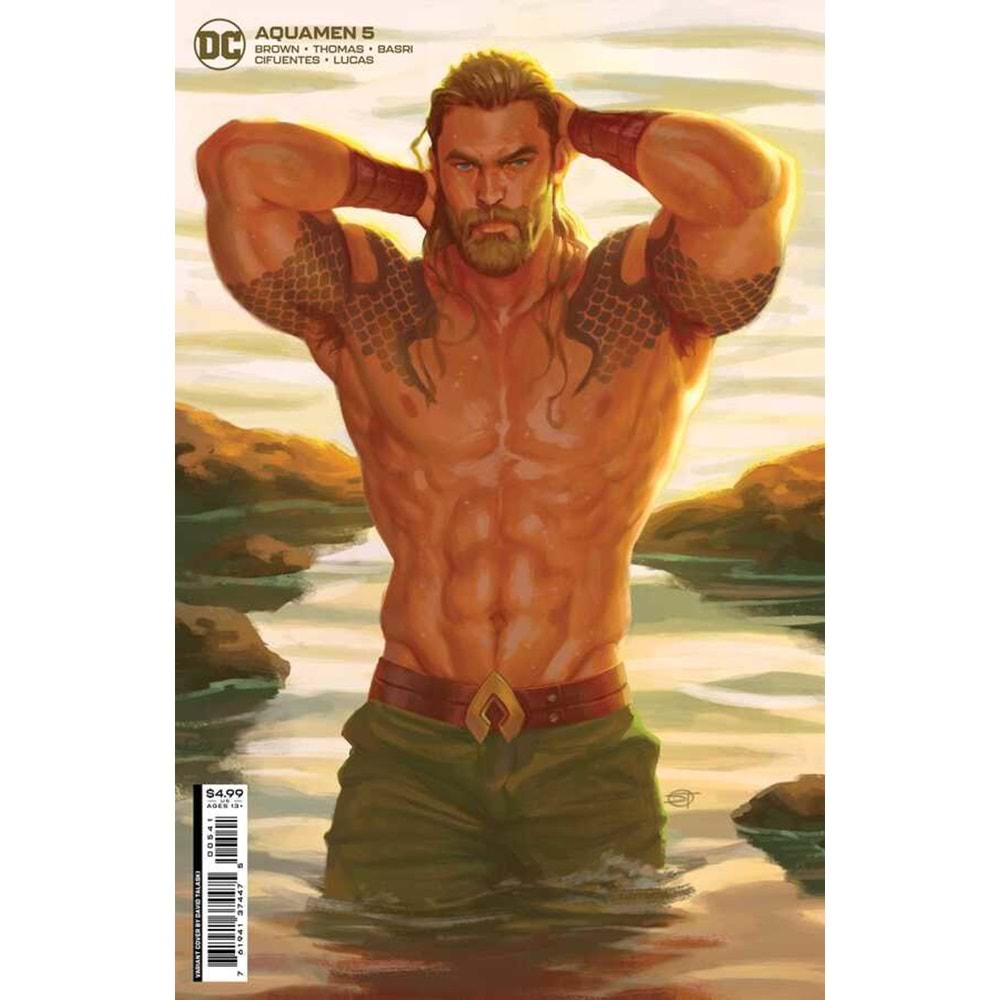 AQUAMEN # 5 COVER D DAVID TALASKI CARD STOCK VARIANT