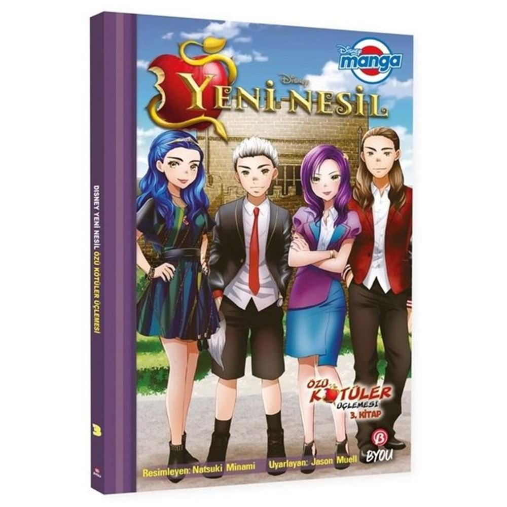 DISNEY MANGA YENİ NESİL ÖZLÜ KÖTÜLER ÜÇLEMESİ CİLT 3