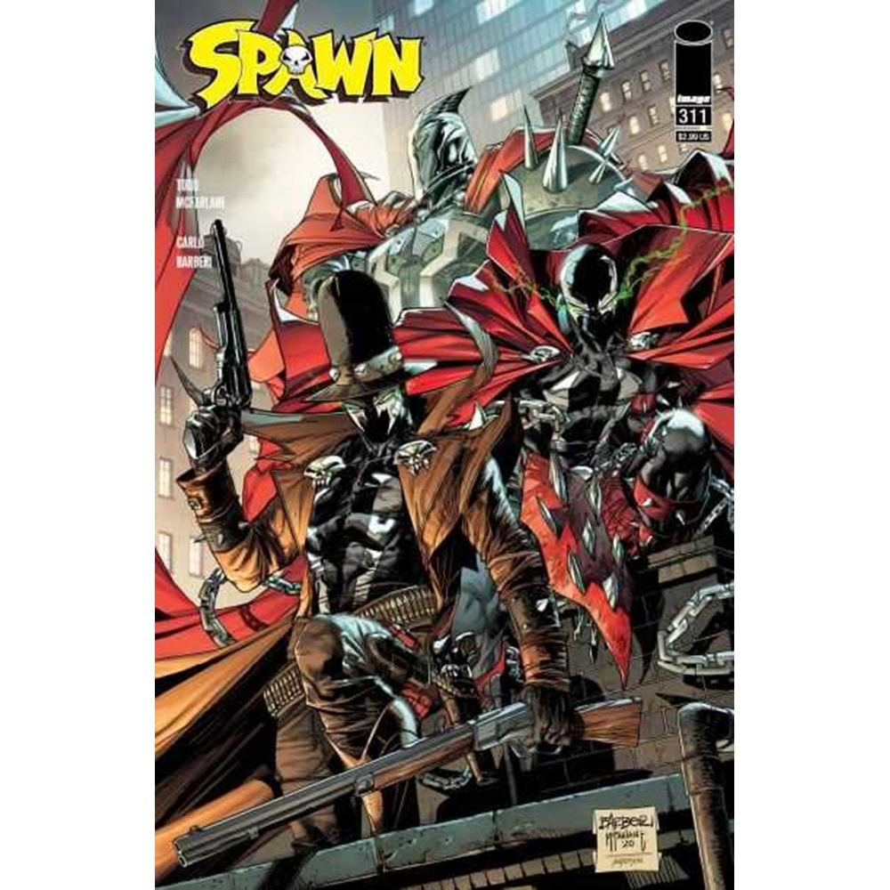 SPAWN # 311 COVER A BARBERI