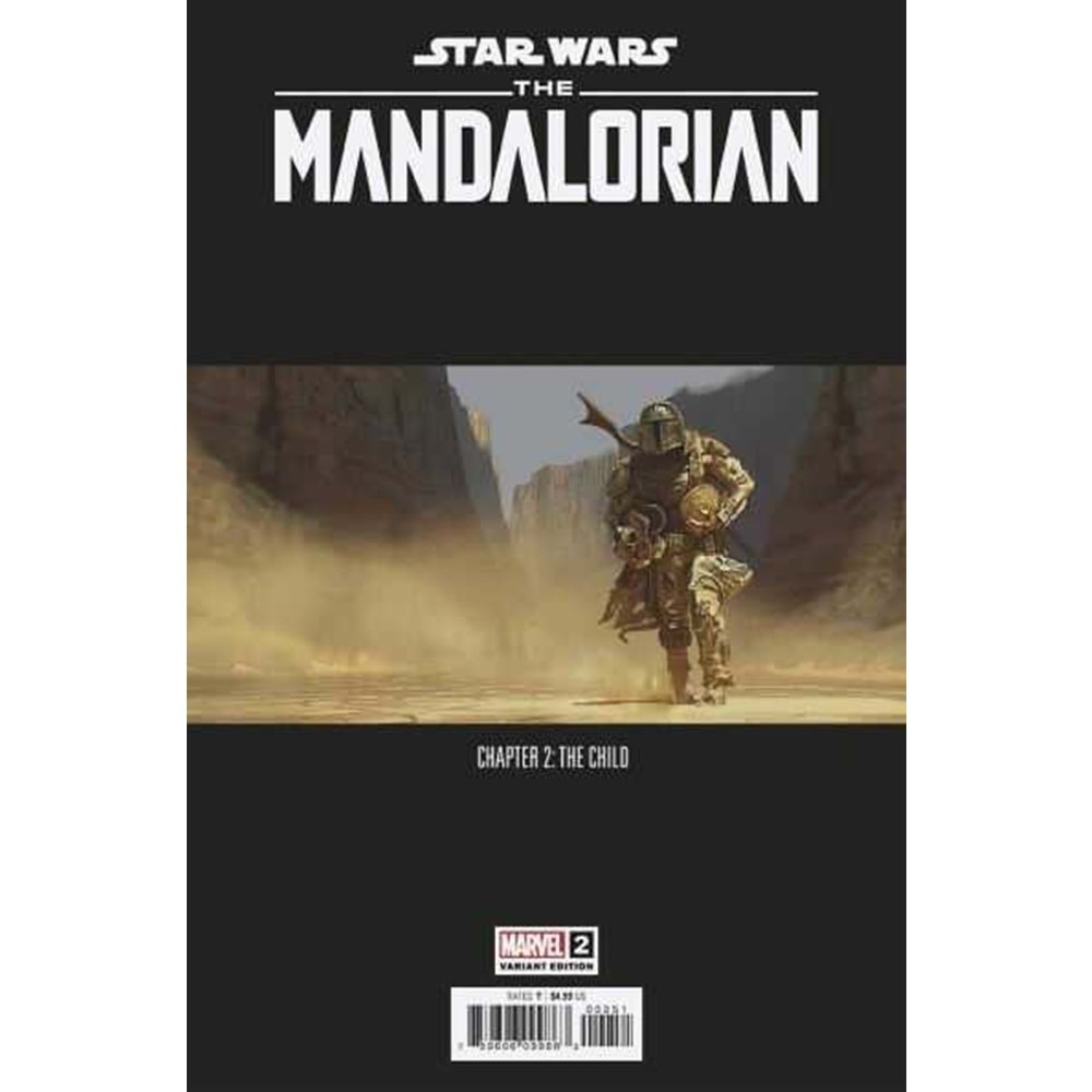 STAR WARS MANDALORIAN # 2 CONCEPT ART VARIANT