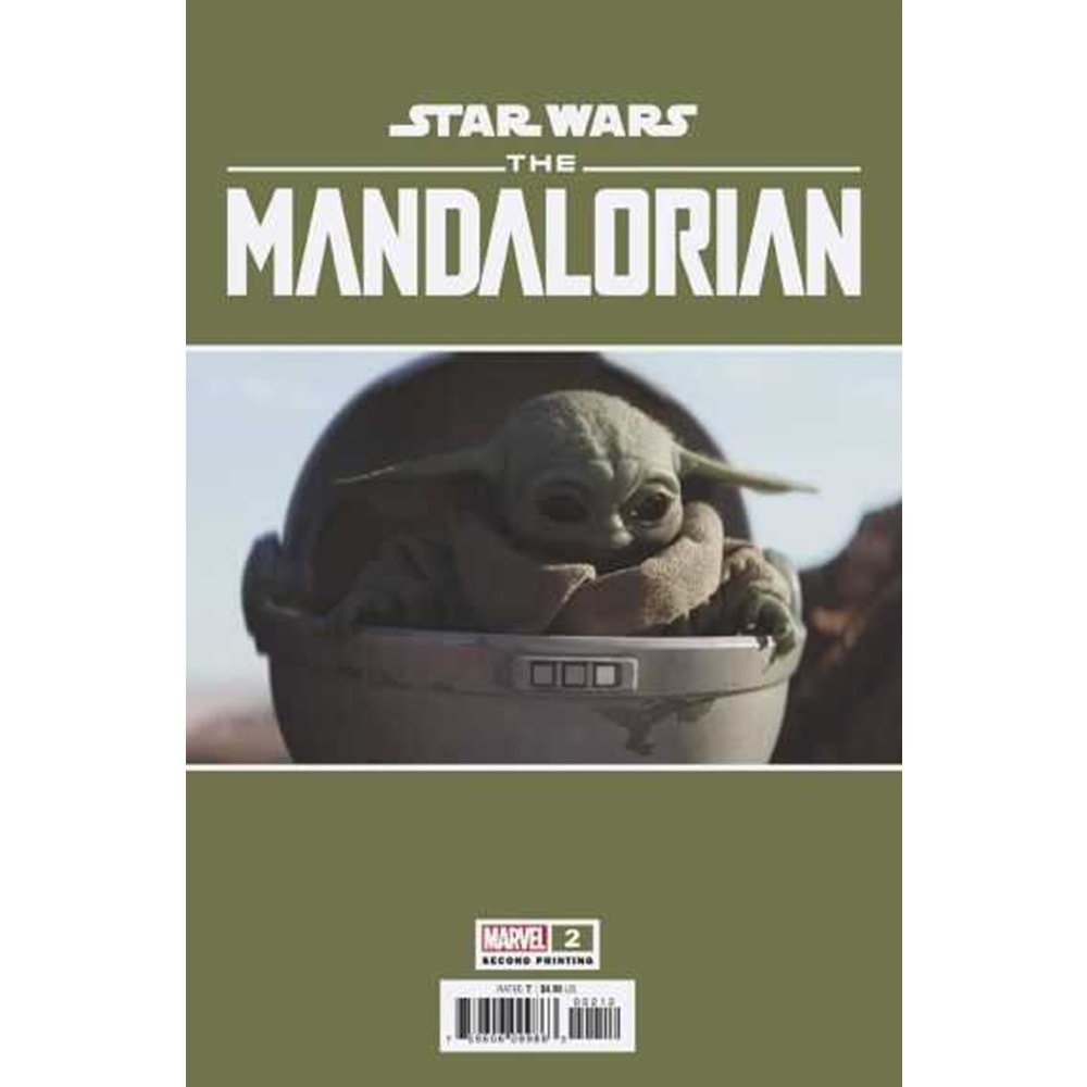 STAR WARS MANDALORIAN # 2 2ND PRINTING PHOTO VARIANT