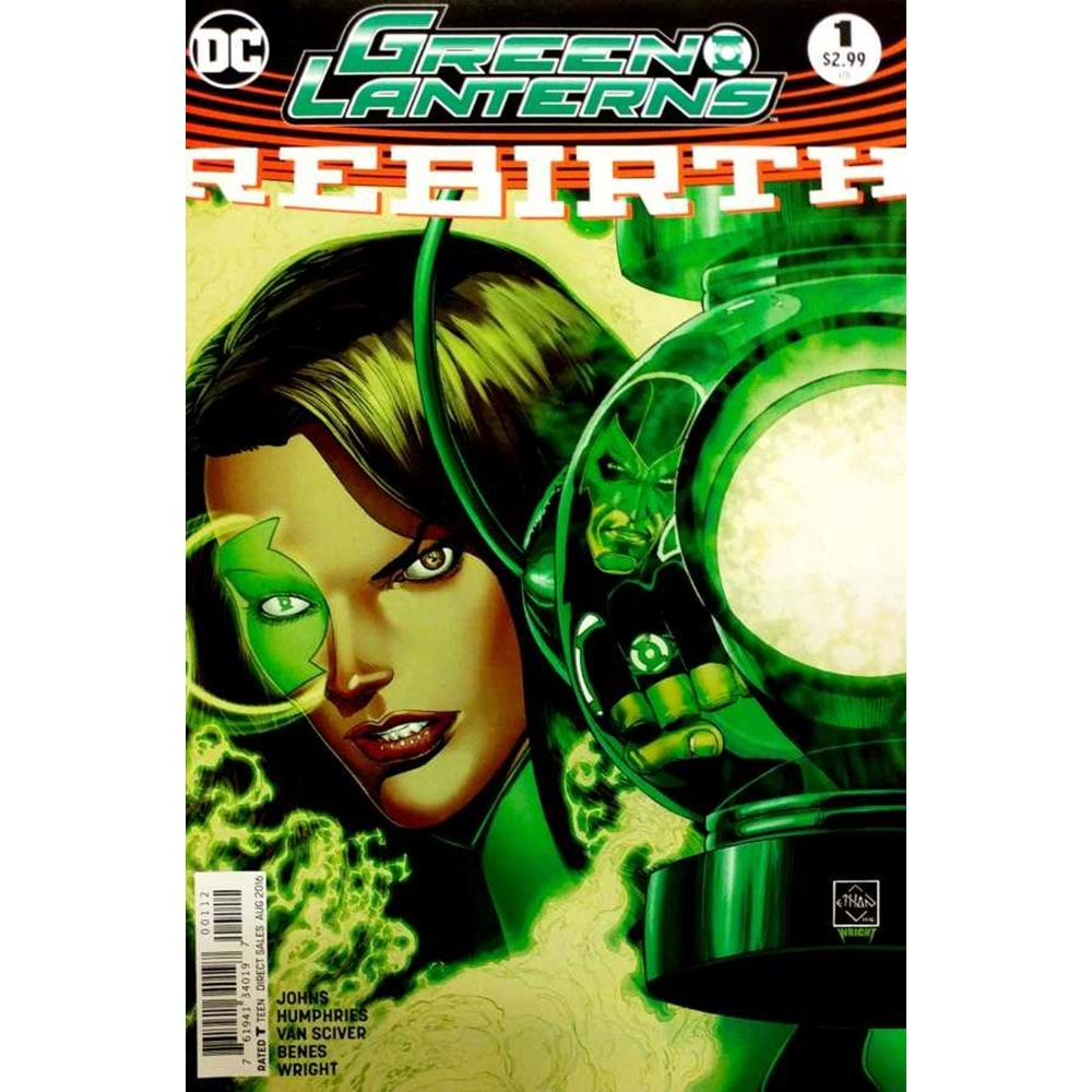 GREEN LANTERNS REBIRTH # 1 SECOND PRINTING