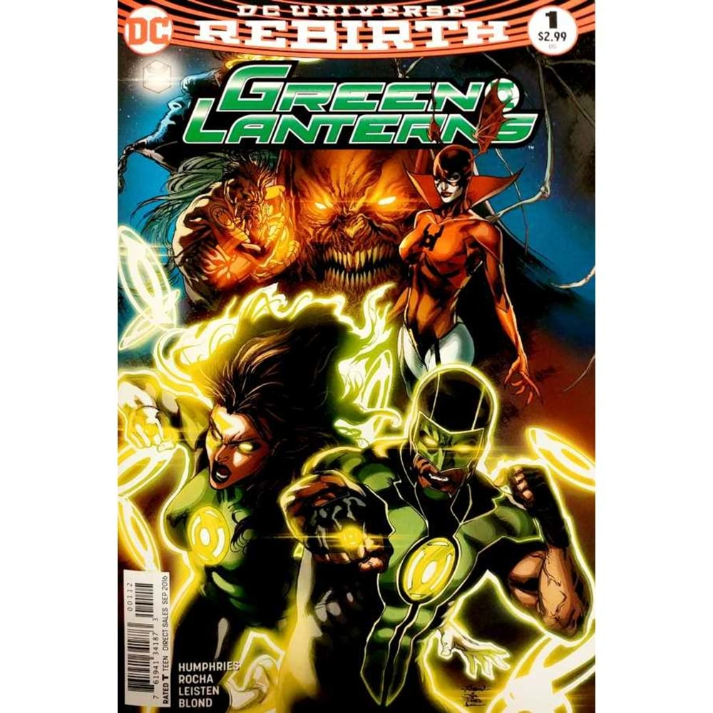 GREEN LANTERNS (2016) # 1 SECOND PRINTING