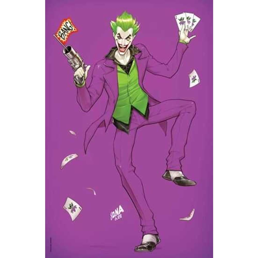 JOKER THE MAN WHO STOPPED LAUGHING # 1 COVER D DAVID NAKAYAMA MADNESS FOIL VARIANT