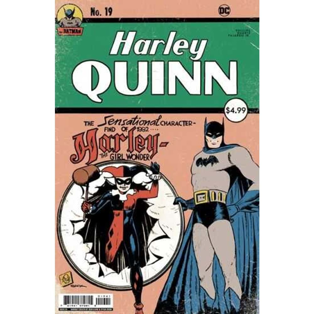 HARLEY QUINN (2021) # 19 COVER C RYAN SOOK HOMAGE CARD STOCK VARIANT