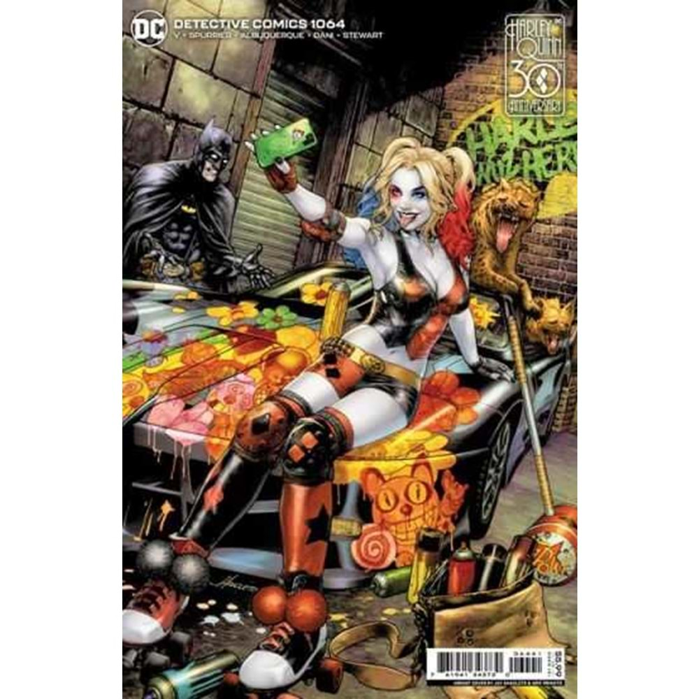 DETECTIVE COMICS (2016) # 1064 COVER C JAY ANACLETO HARLEY QUINN 30TH ANNIVERSARY CARD STOCK VARIANT