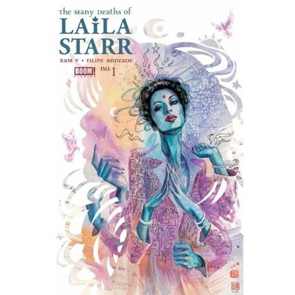 MANY DEATHS OF LAILA STARR # 1 (OF 5) COVER B DEATH FOIL VARIANT