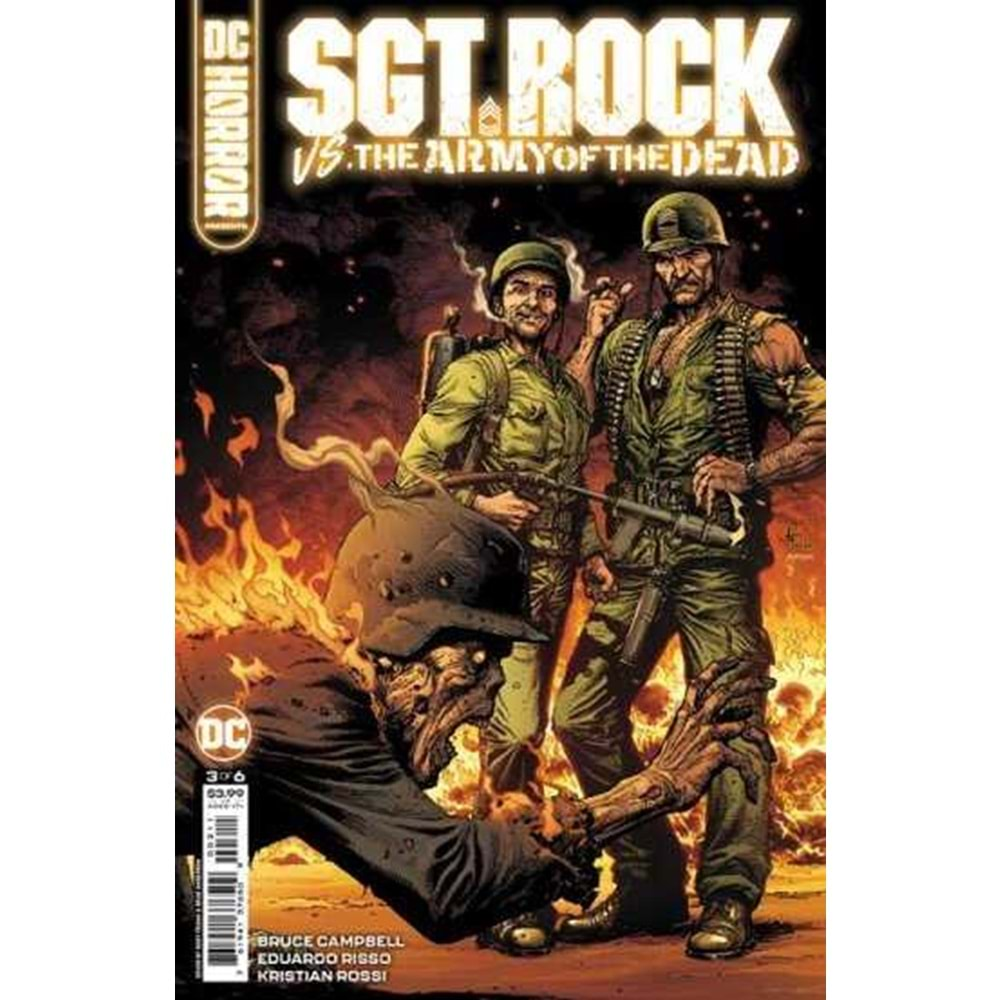 DC HORROR PRESENTS SGT ROCK VS THE ARMY OF THE DEAD # 3 (OF 6) COVER A GARY FRANK