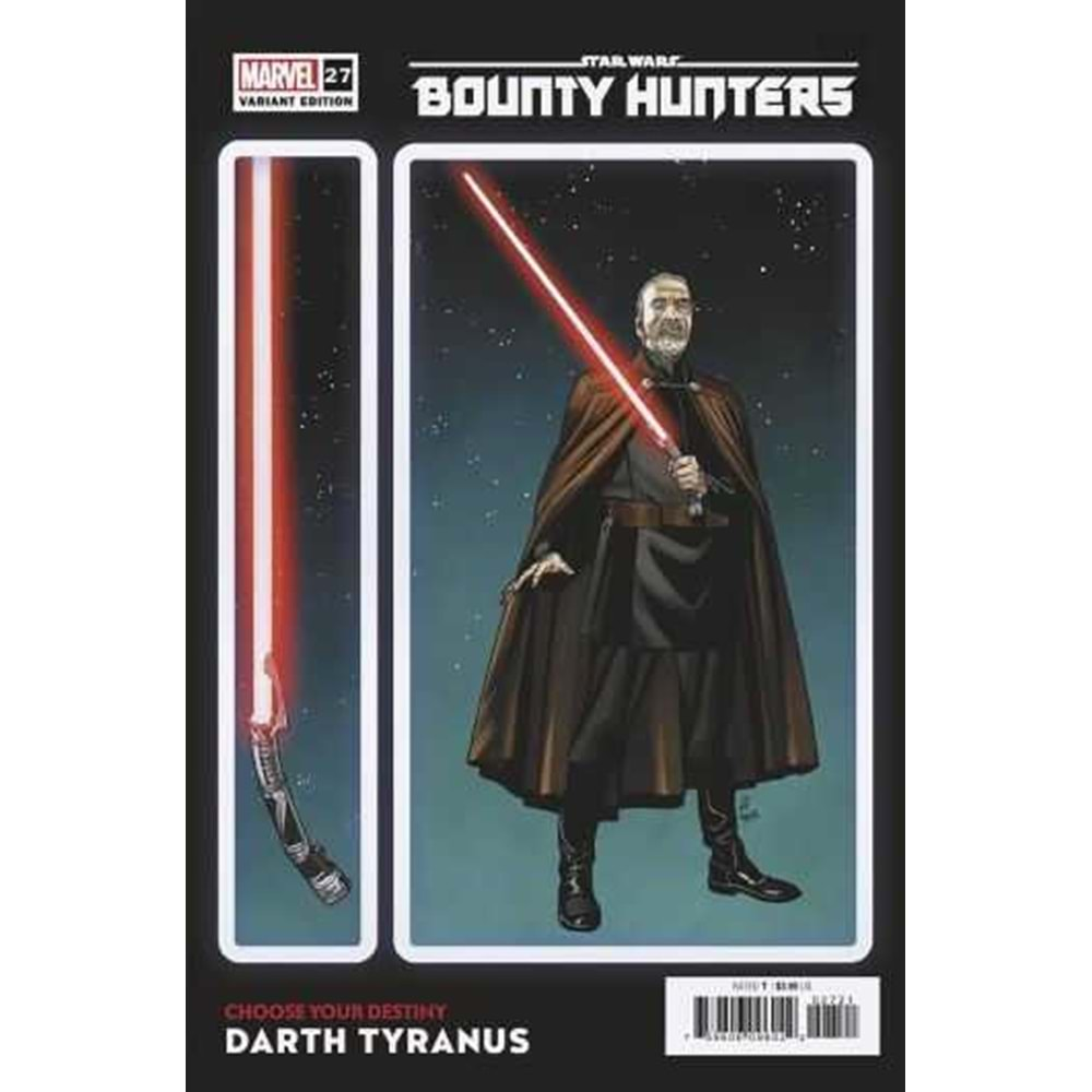 STAR WARS BOUNTY HUNTERS # 27 SPROUSE CHOOSE YOUR DESTINY VARIANT