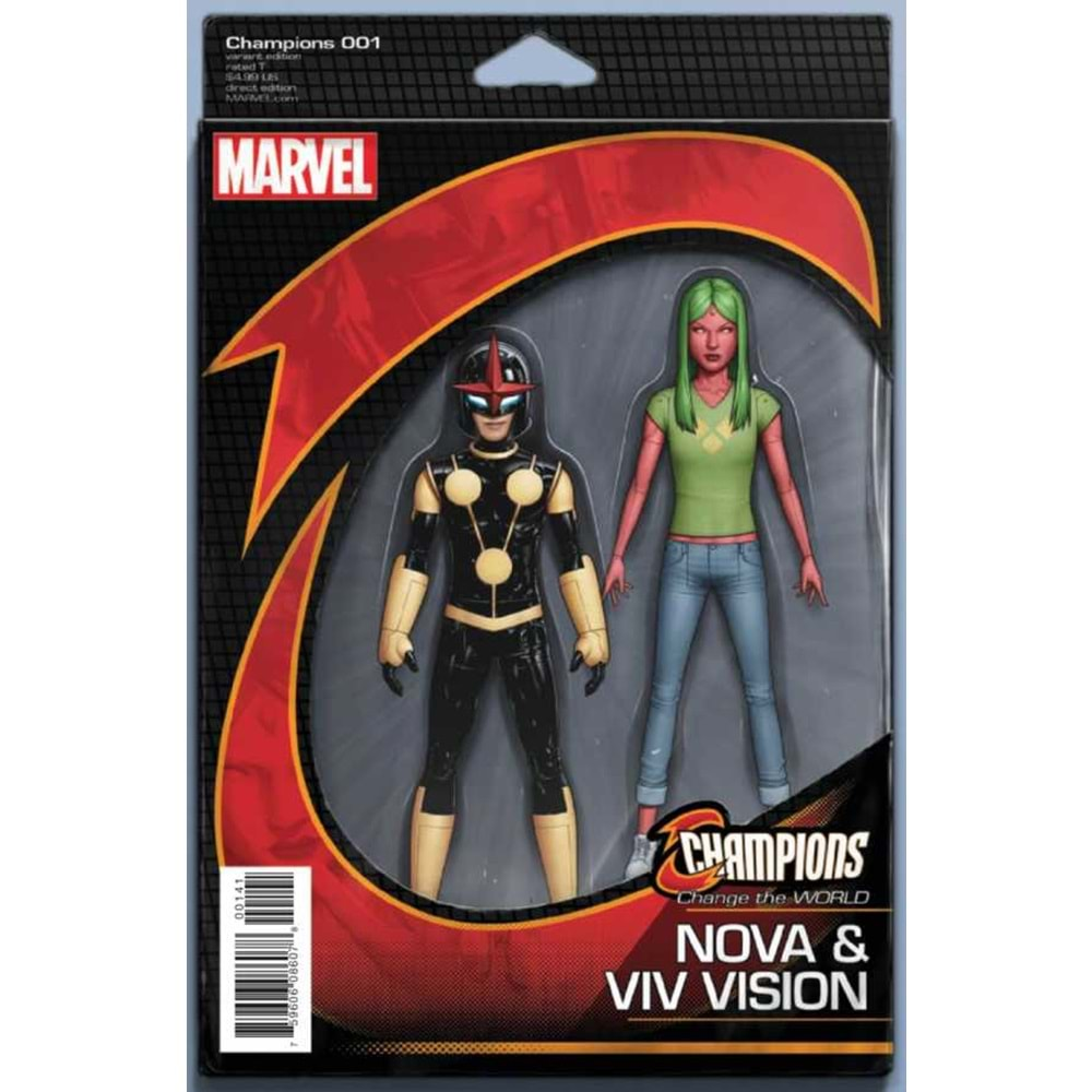 CHAMPIONS (2016) # 1 CHRISTOPHER ACTION FIGURE VARIANT