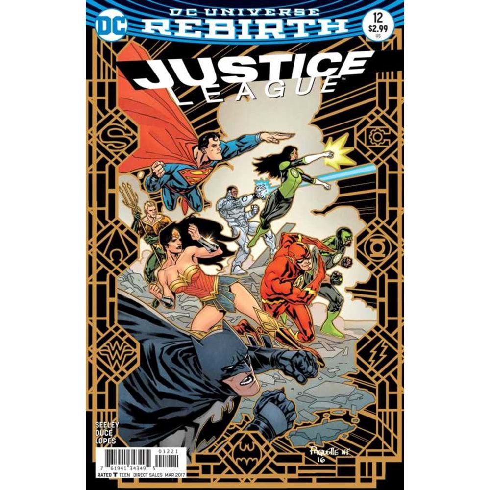 JUSTICE LEAGUE (2016) # 12 VARIANT