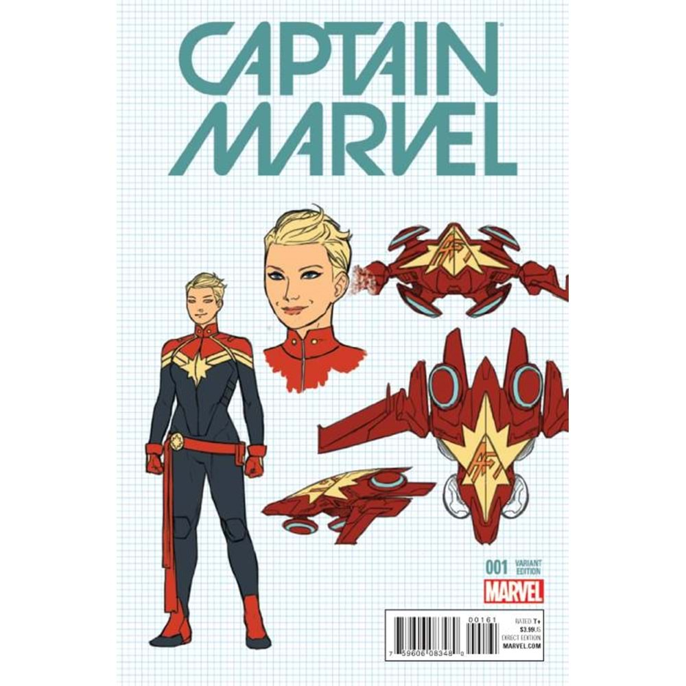 CAPTAIN MARVEL (2016) # 1 1:20 ANKA DESIGN VARIANT