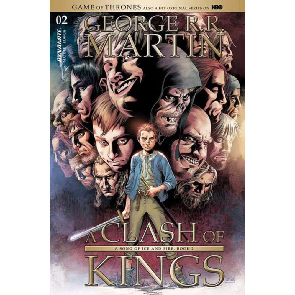 GAME OF THRONES CLASH OF KINGS # 2 COVER A MILLER