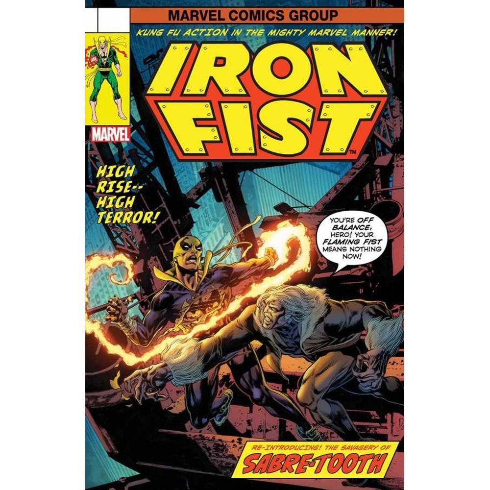 IRON FIST # 73 PERKINS LENTICULAR HOMAGE VARIANT