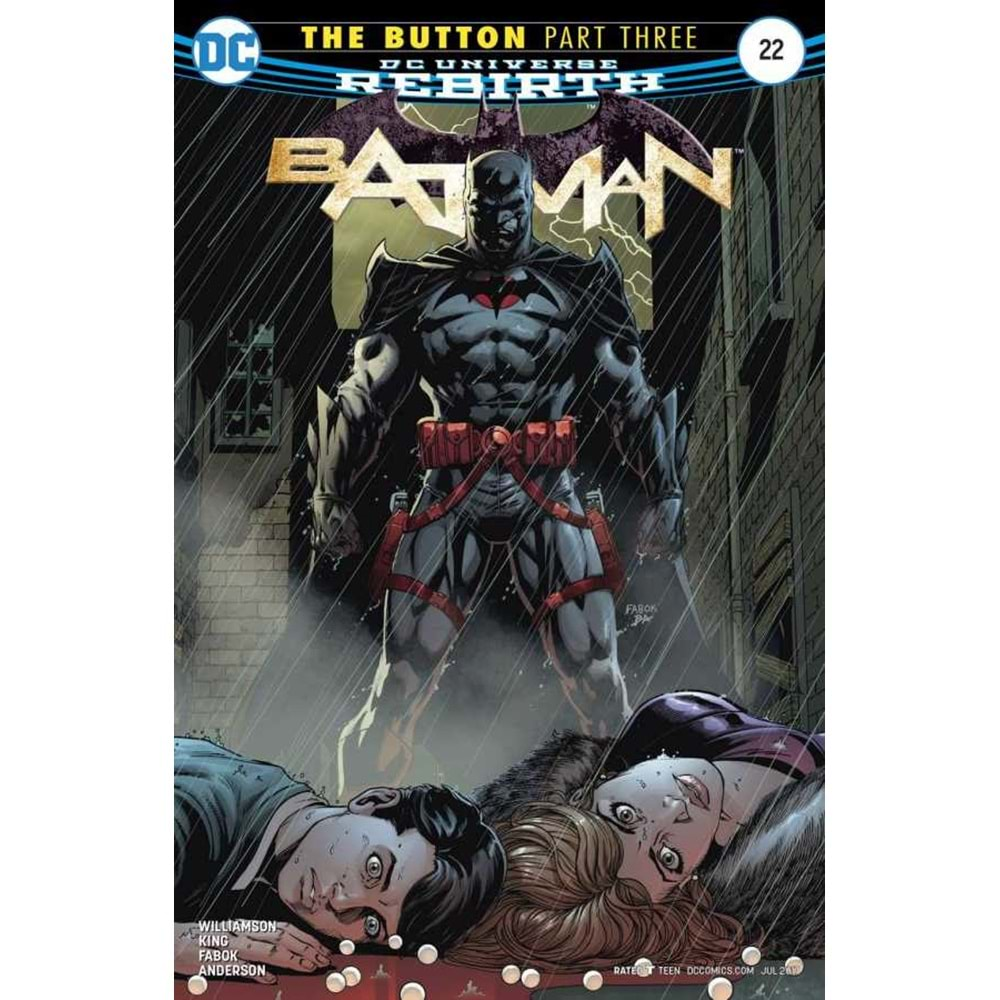 BATMAN (2016) # 22 (THE BUTTON)