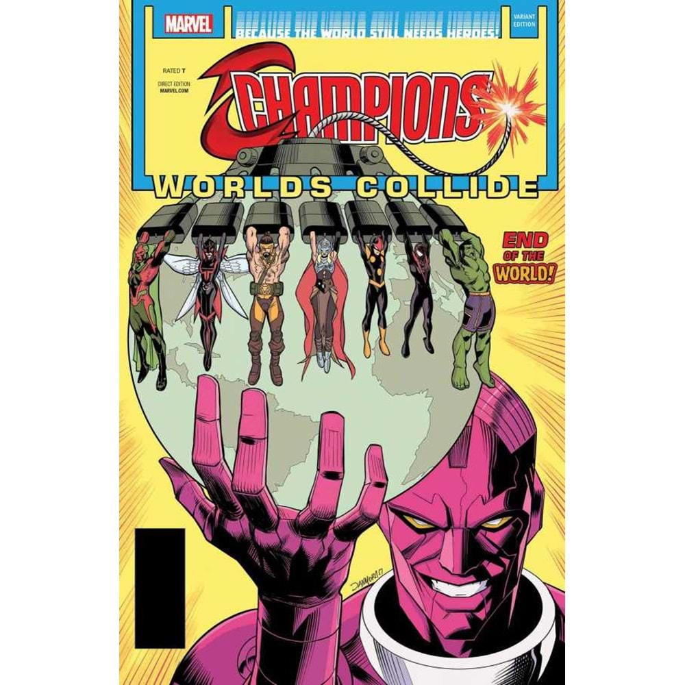 CHAMPIONS (2016) # 13 MORA LENTICULAR HOMAGE VARIANT