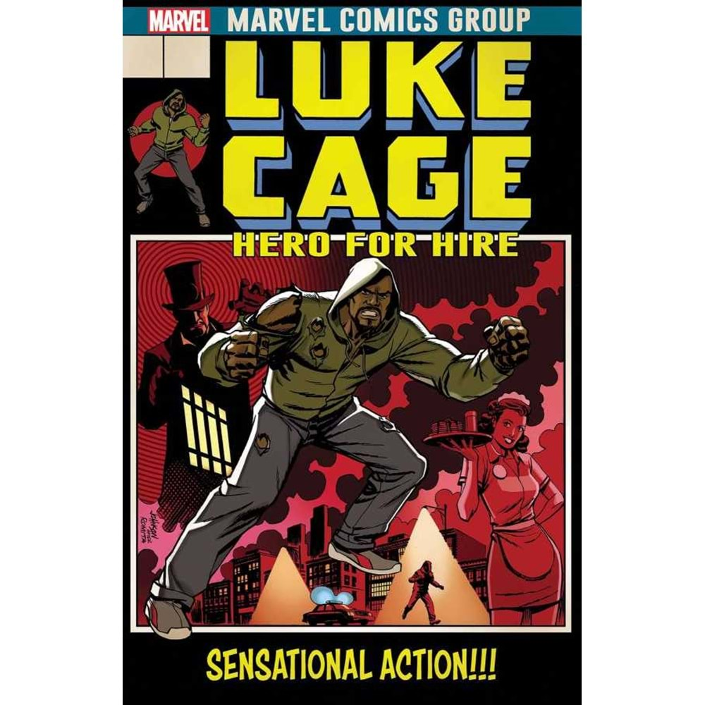 LUKE CAGE # 166 JOHNSON LENTICULAR HOMAGE VARIANT