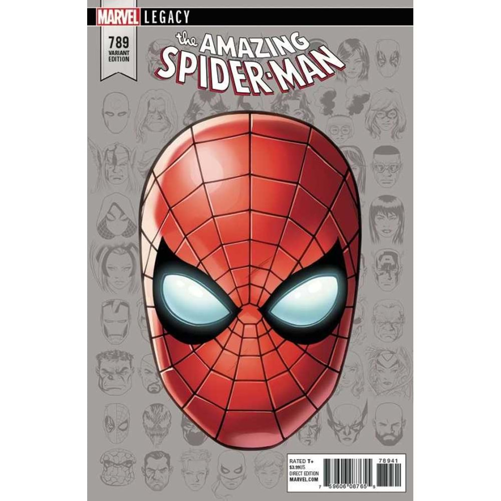 AMAZING SPIDER-MAN # 789 1:10 MCKONE HEADSHOT VARIANT