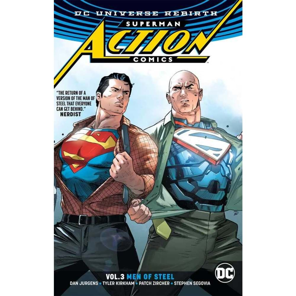 SUPERMAN ACTION COMICS ( REBIRTH ) VOL 3 MEN OF STEEL TPB