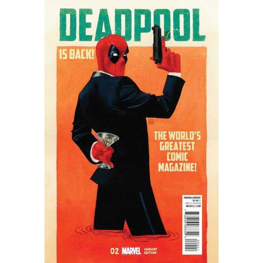 DEADPOOL (2016) # 2 1:25 WADA VARIANT