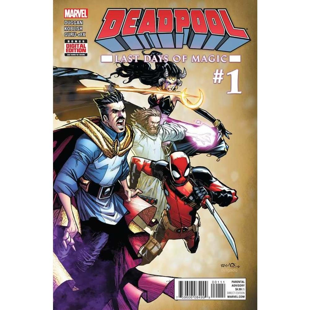 DEADPOOL LAST DAYS OF MAGIC # 1