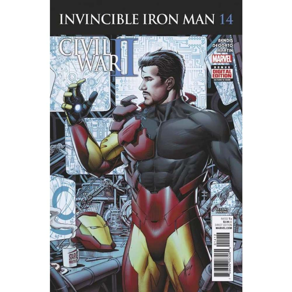 INVINCIBLE IRON MAN (2015) # 14 SECOND PRINTING