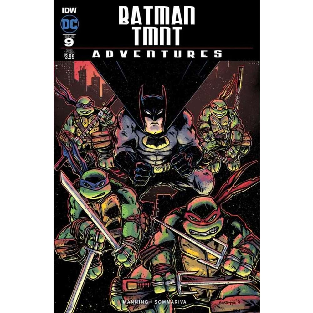 BATMAN TEENAGE MUTANT NINJA TURTLES ADVENTURES # 1 EASTMAN SUBSCRIPTION VARIANT 1