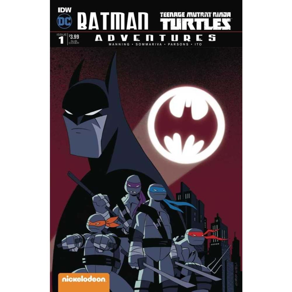 BATMAN TEENAGE MUTANT NINJA TURTLES ADVENTURES # 1 NIELI SUBSCRIPTION VARIANT 2