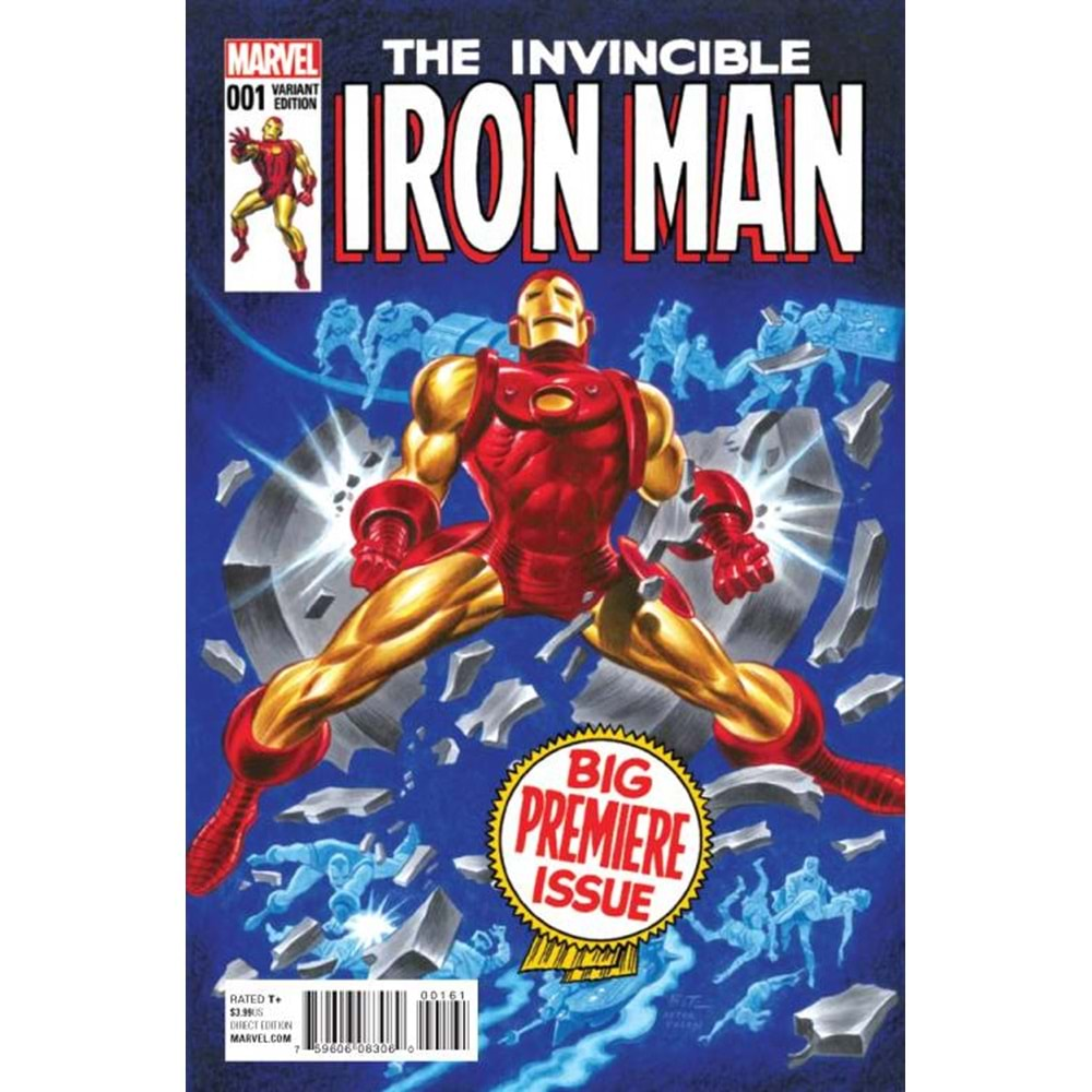 INVINCIBLE IRON MAN (2015) # 1 1:25 TIMM CLASSIC VARIANT