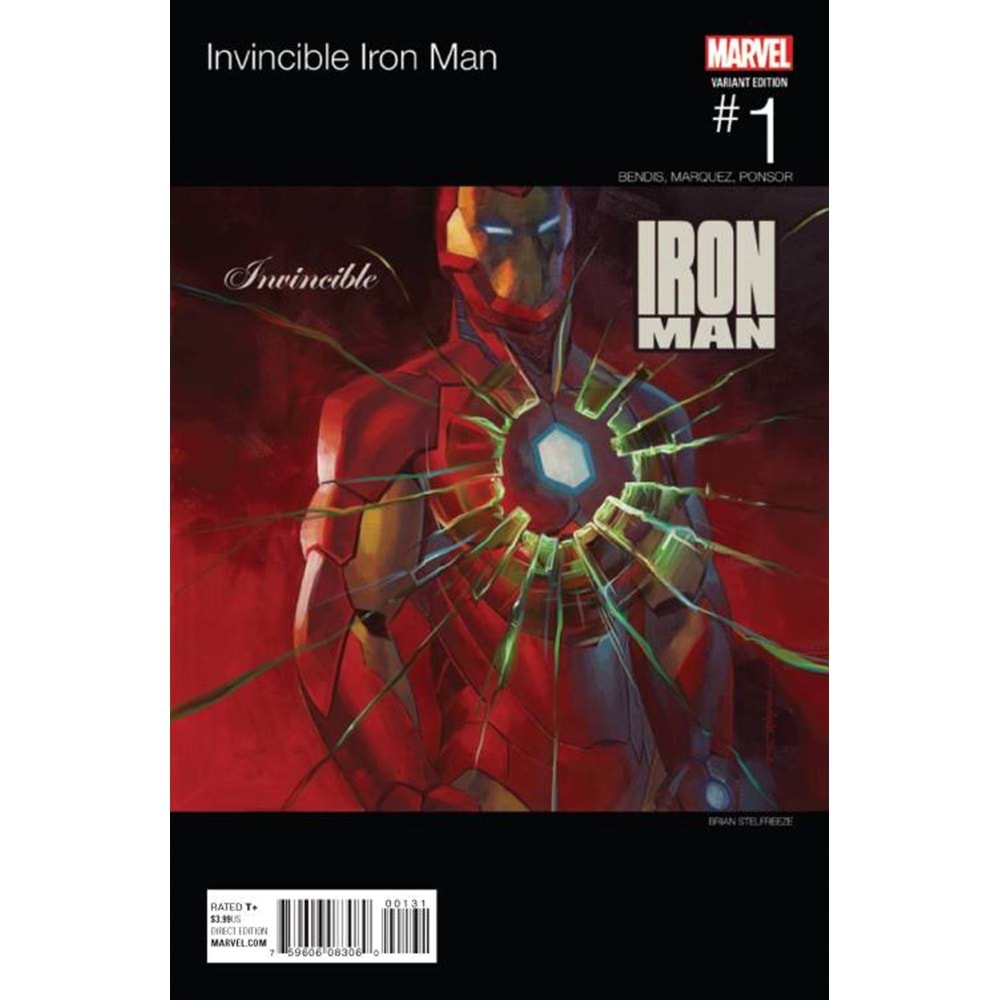 INVINCIBLE IRON MAN (2015) # 1 STELFREEZE HIP HOP VARIANT