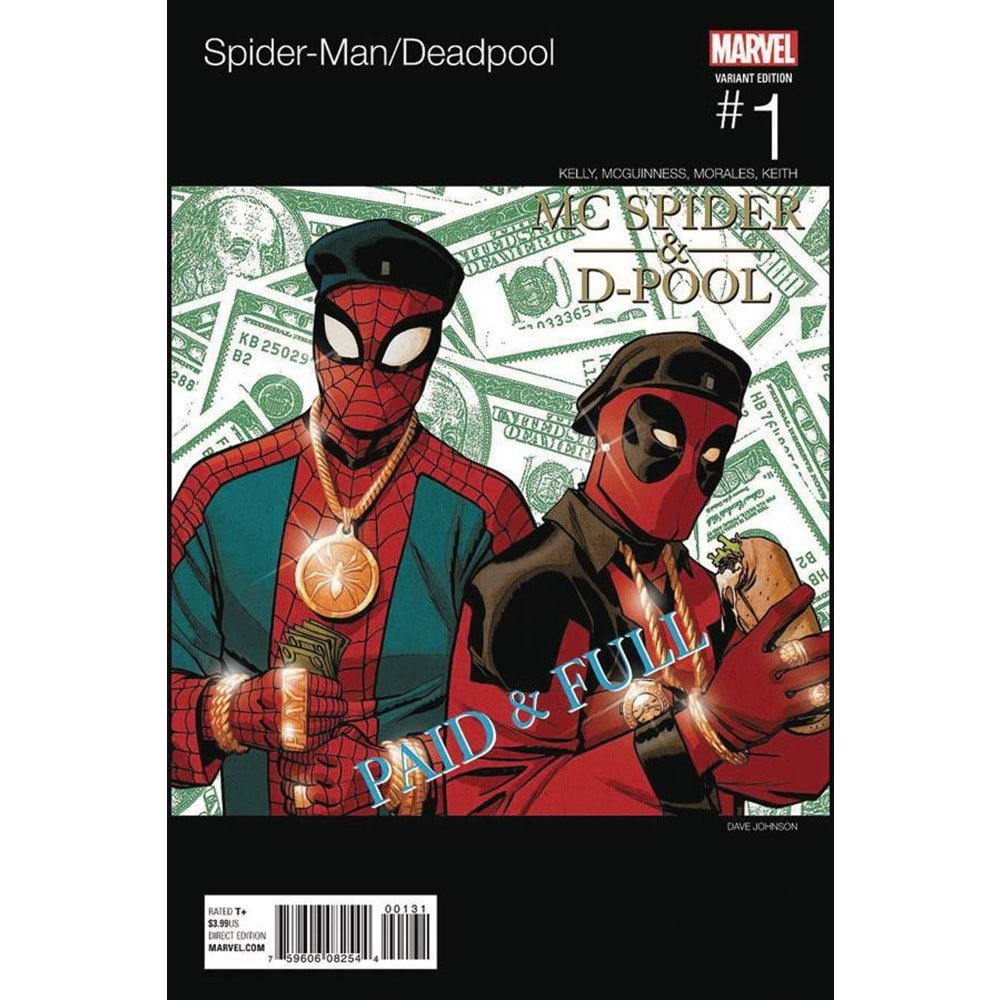 SPIDER-MAN DEADPOOL # 1 JOHNSON HIP HOP VARIANT