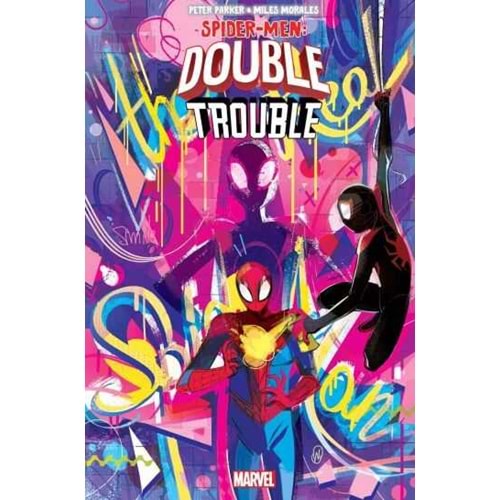 PETER PARKER MILES MORALES SPIDER-MAN DOUBLE TROUBLE # 2 (OF 4) BALDARI VARIANT