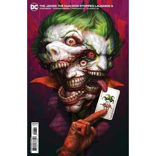 JOKER THE MAN WHO STOPPED LAUGHING # 6 COVER C KENDRICK KUNKKA LIM VARIANT
