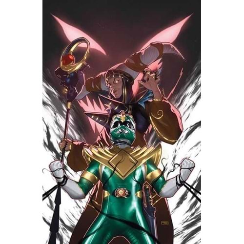 MIGHTY MORPHIN POWER RANGERS # 105 COVER A CLARKE