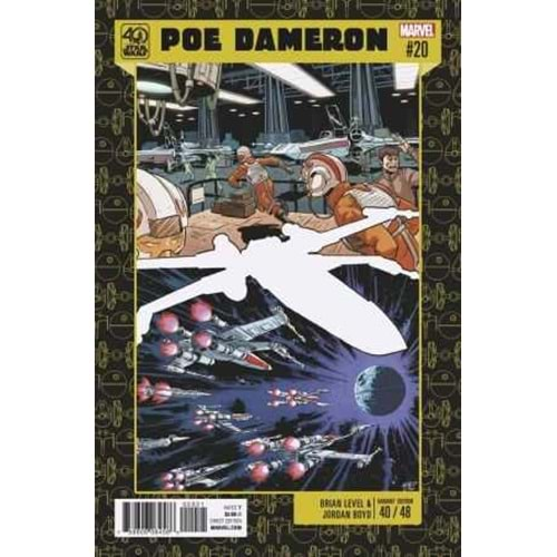 STAR WARS POE DAMERON # 20 40TH ANNIVERSARY VARIANT