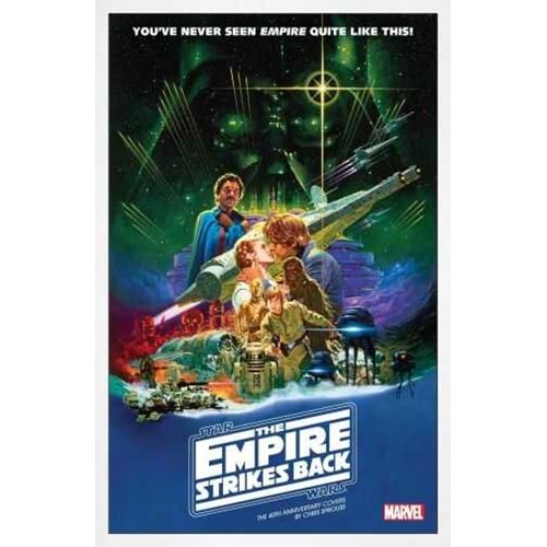 STAR WARS EMPIRE STRIKES BACK 40TH ANNIVERSARY C0VER SPROUSE # 1 MOVIE POSTER VARIANT