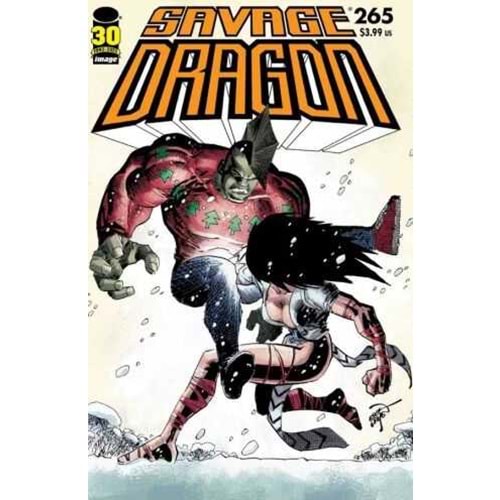 SAVAGE DRAGON # 265 COVER B RETRO 70S TRADE DRESS