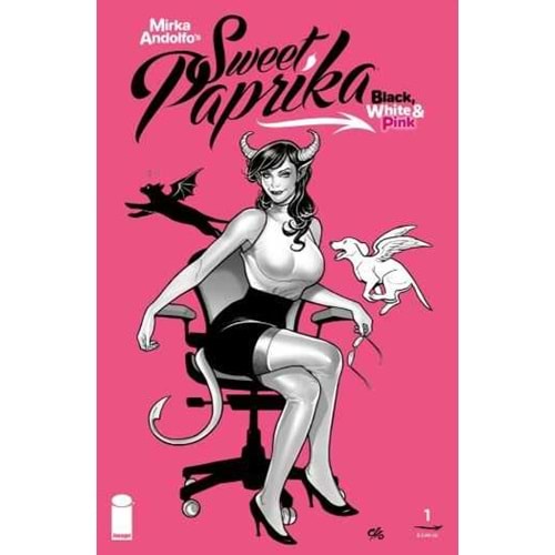 SWEET PAPRIKA BLACK WHITE & PINK # 1 (ONE SHOT) COVER B FRANK CHO