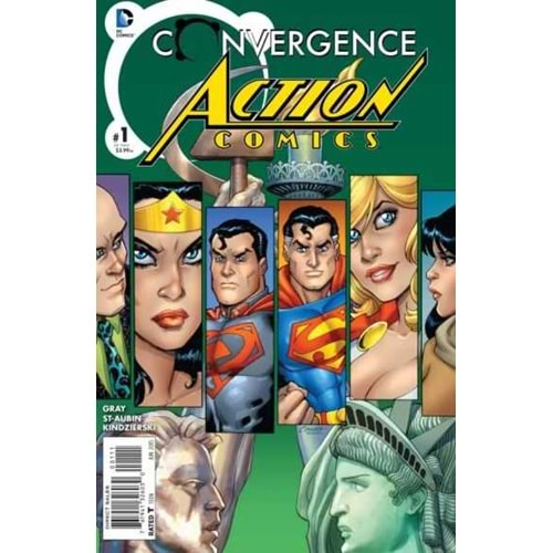 CONVERGENCE ACTION COMICS # 1-2 TAM SET