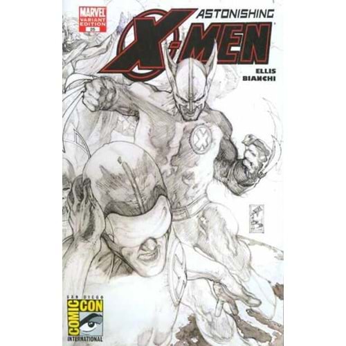 ASTONISHING X-MEN (2004) # 25 SAN DIEGO CONVENTION EXCLUSIVE VARIANT