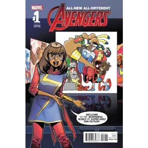 ALL NEW ALL DIFFERENT AVENGERS ANNUAL # 1 ASRAR VARIANT