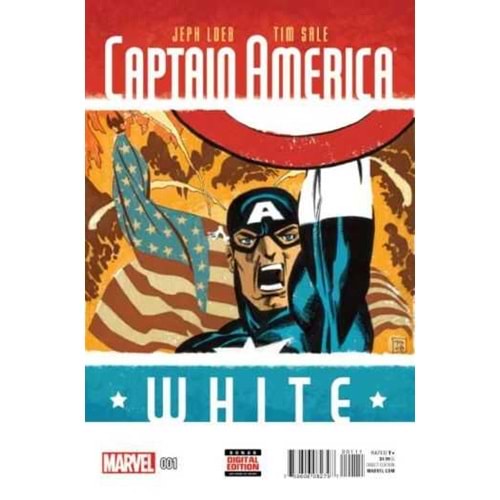 CAPTAIN AMERICA WHITE # 1