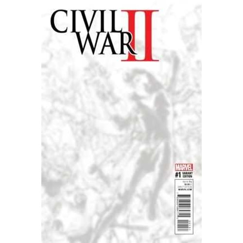 CIVIL WAR II # 1 KIM JUNG GI BLACK & WHITE CONNECTING VIRGIN VARIANT